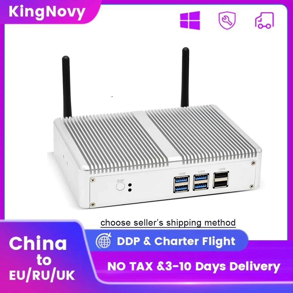 KingNovy- 10  Nuc ǻ, i7 i5 7200U i3 7100U DDR4/DDR3,  Ҹ ̴ PC, , HTPC, VGA, HDMI, 